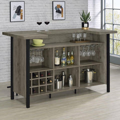 Bellemore Brown Home Bar - MyWaynesHome #