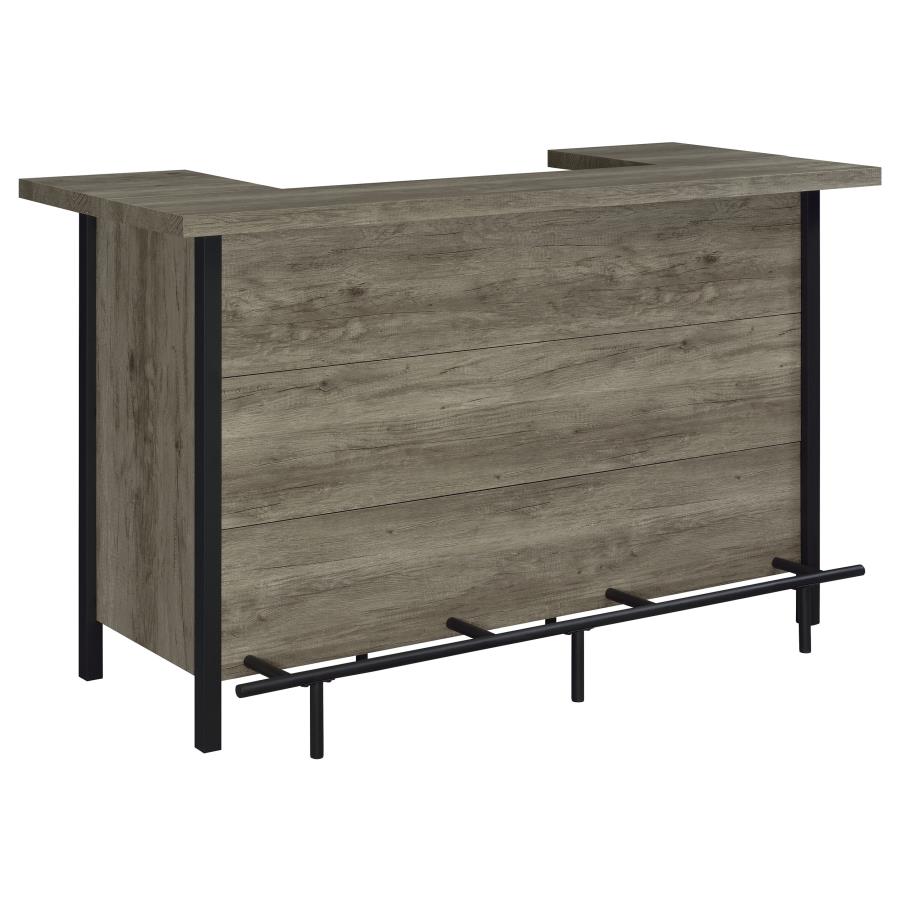 Bellemore Brown Home Bar - MyWaynesHome #