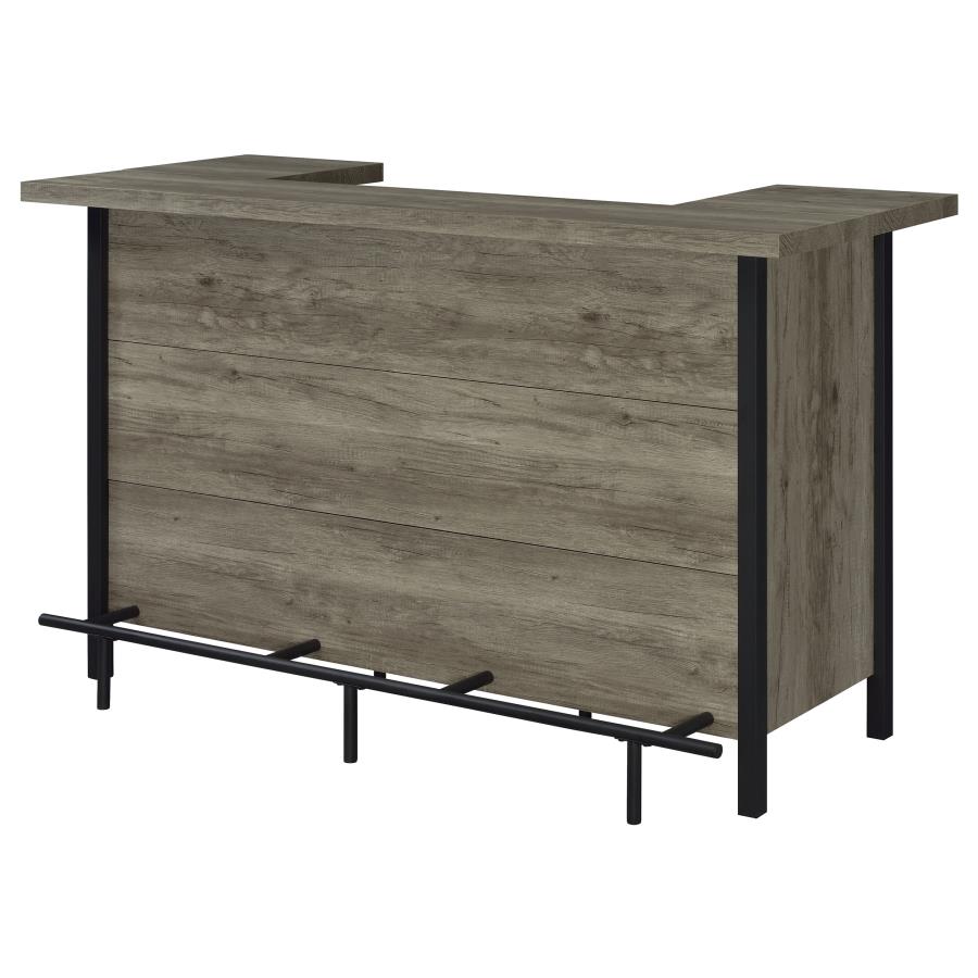 Bellemore Brown Home Bar - MyWaynesHome #