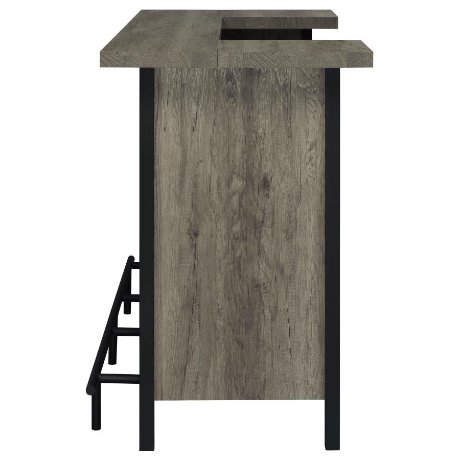 Bellemore Brown Home Bar - MyWaynesHome #