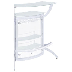 Dallas White Home Bar - MyWaynesHome #