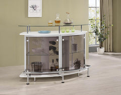 Gideon White Home Bar - MyWaynesHome #