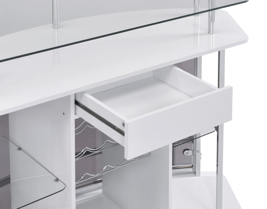 Gideon White Home Bar - MyWaynesHome #