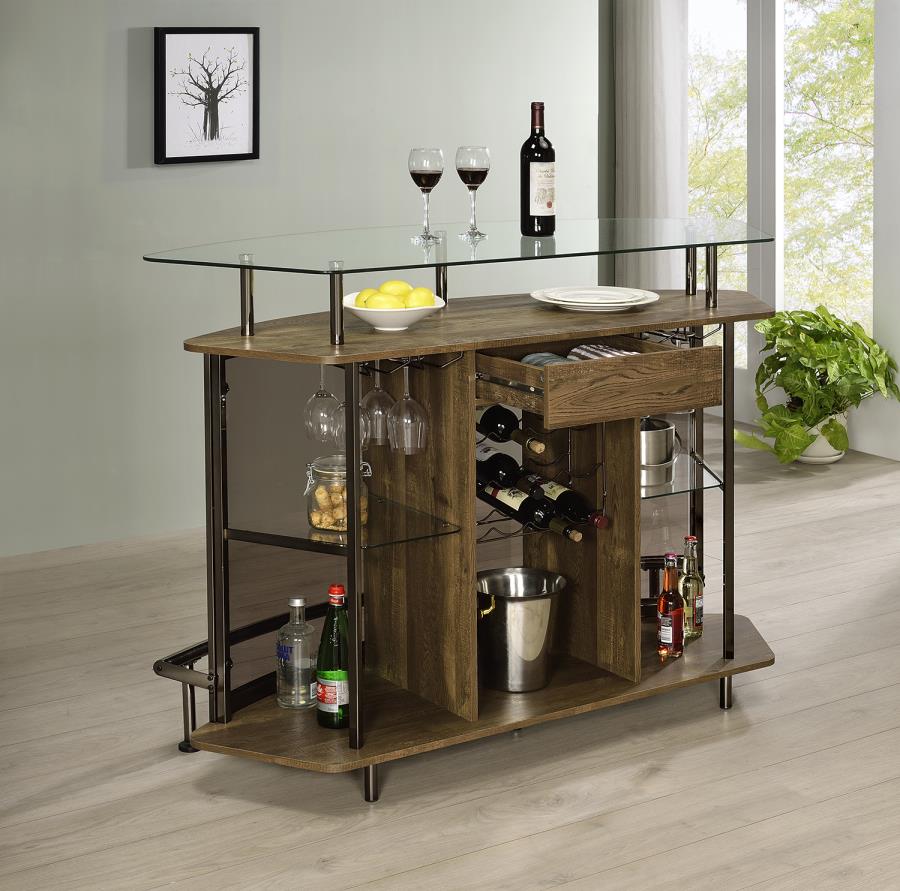 Gideon Brown Home Bar - MyWaynesHome #