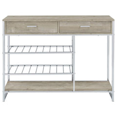 Melrose Grey Bar Cabinet - MyWaynesHome #