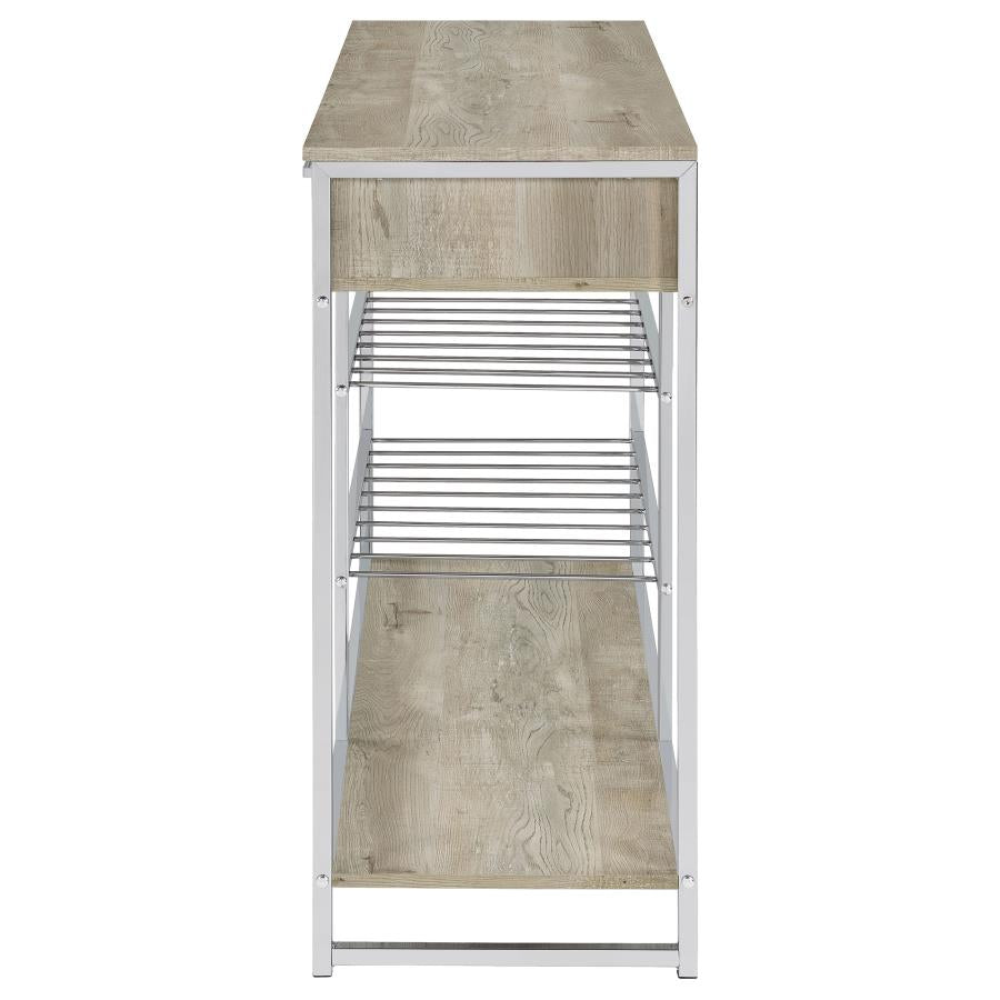Melrose Grey Bar Cabinet - MyWaynesHome #
