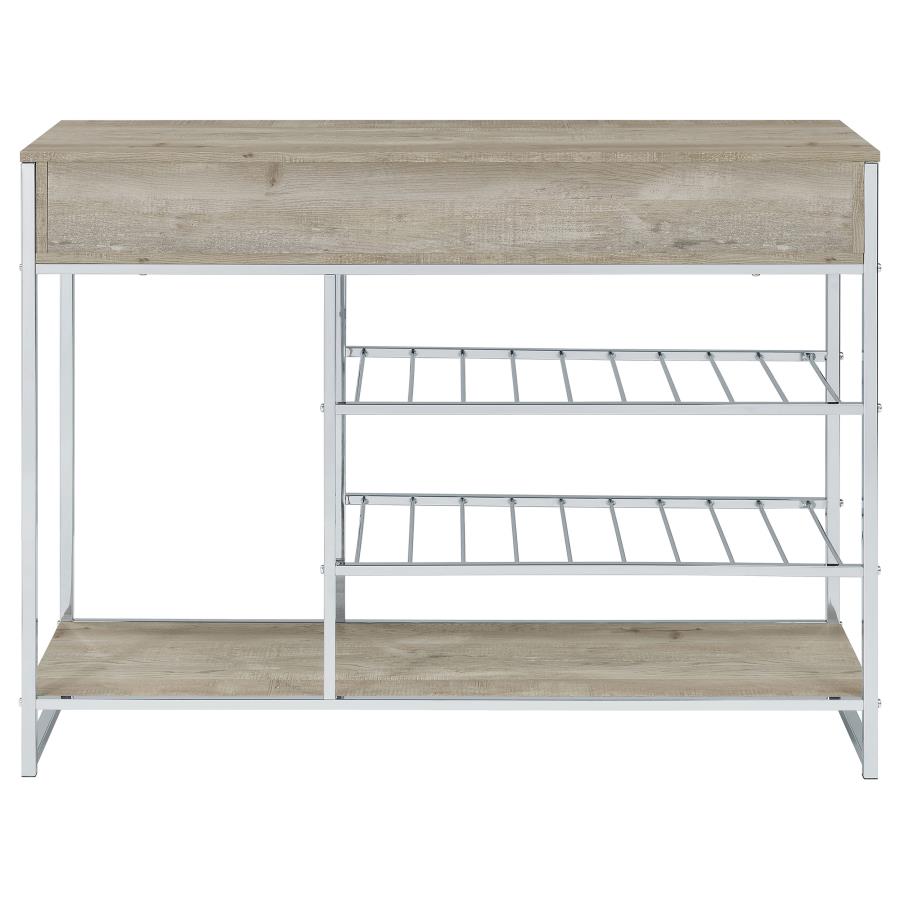 Melrose Grey Bar Cabinet - MyWaynesHome #