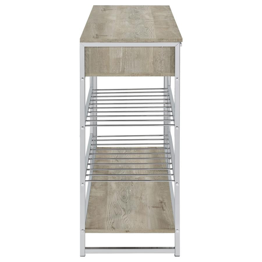 Melrose Grey Bar Cabinet - MyWaynesHome #