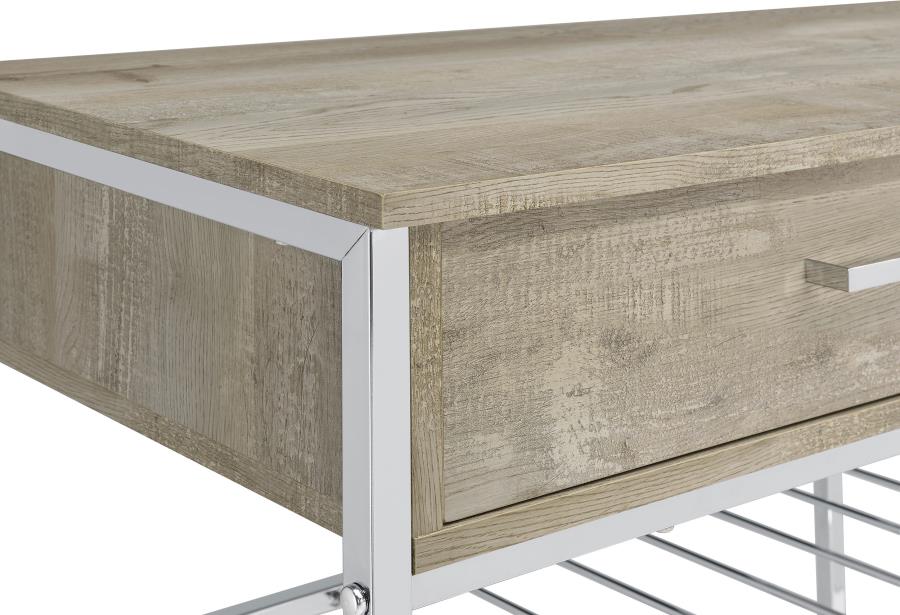 Melrose Grey Bar Cabinet - MyWaynesHome #