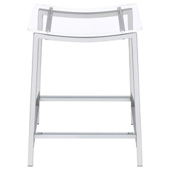 Jovani Silver Counter Stool - MyWaynesHome #