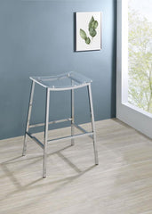 Jovani Silver Bar Stool - MyWaynesHome #