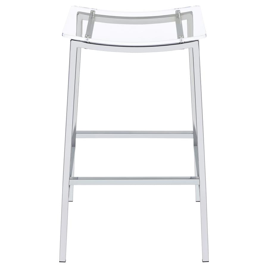 Jovani Silver Bar Stool - MyWaynesHome #