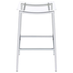Jovani Silver Bar Stool - MyWaynesHome #