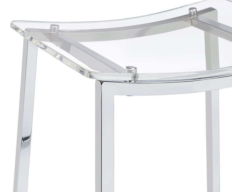 Jovani Silver Bar Stool - MyWaynesHome #
