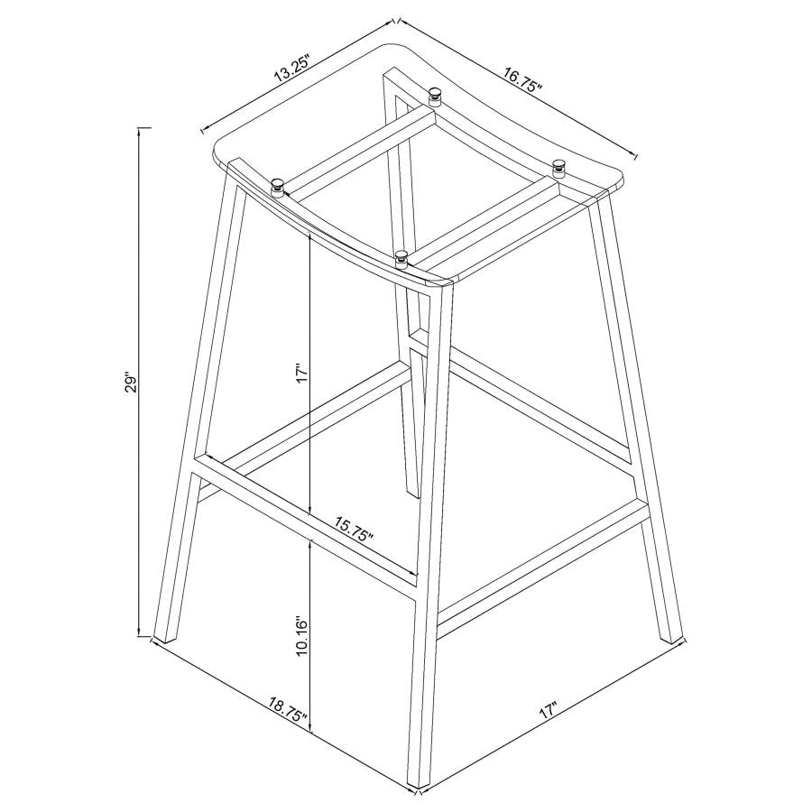 Jovani Silver Bar Stool - MyWaynesHome #