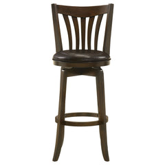 Lambert Wood Pub Height Swivel Bar Chair Dark Cherry - MyWaynesHome #
