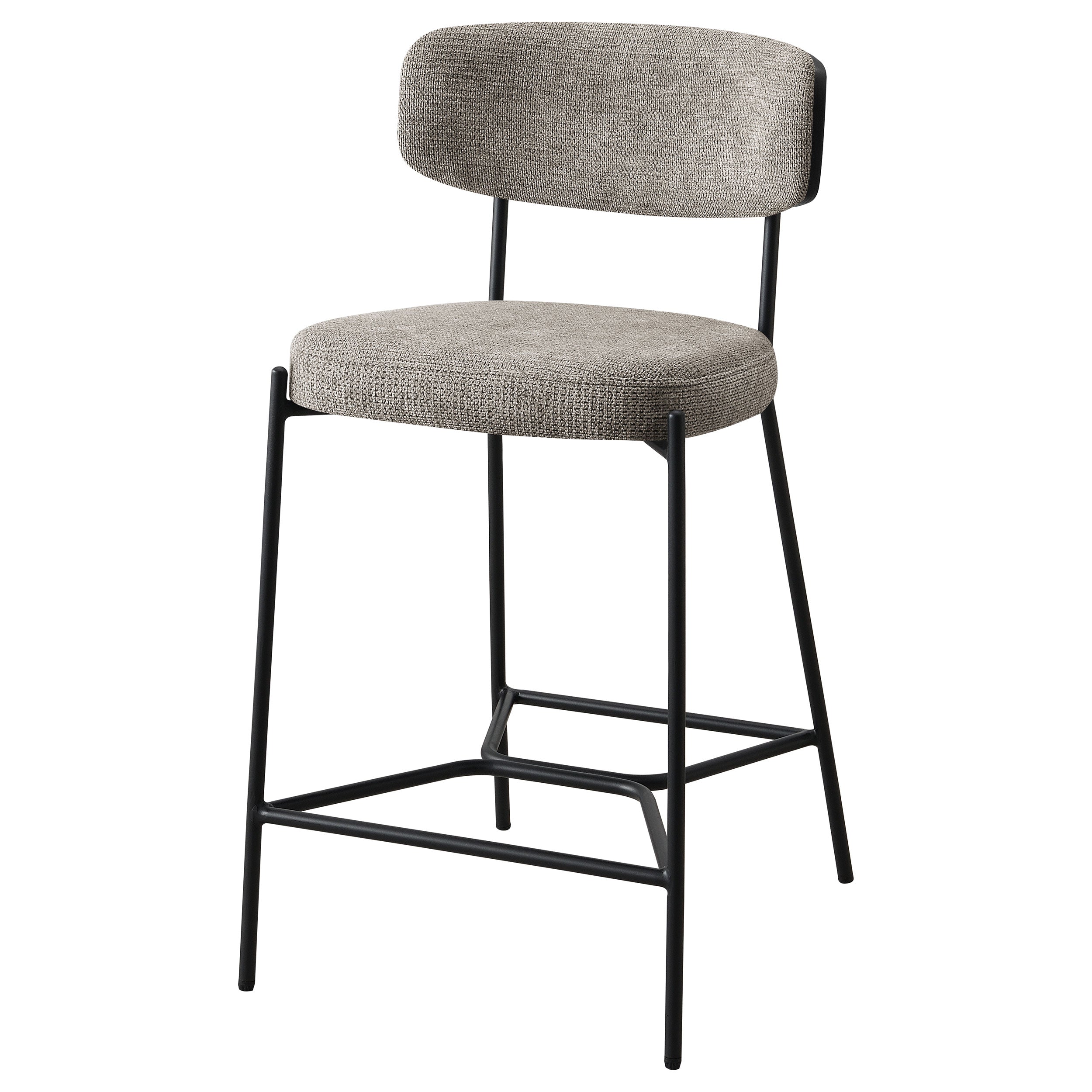 Elison Counter Height Bar Stool Light Brown (set Of 2) - MyWaynesHome #