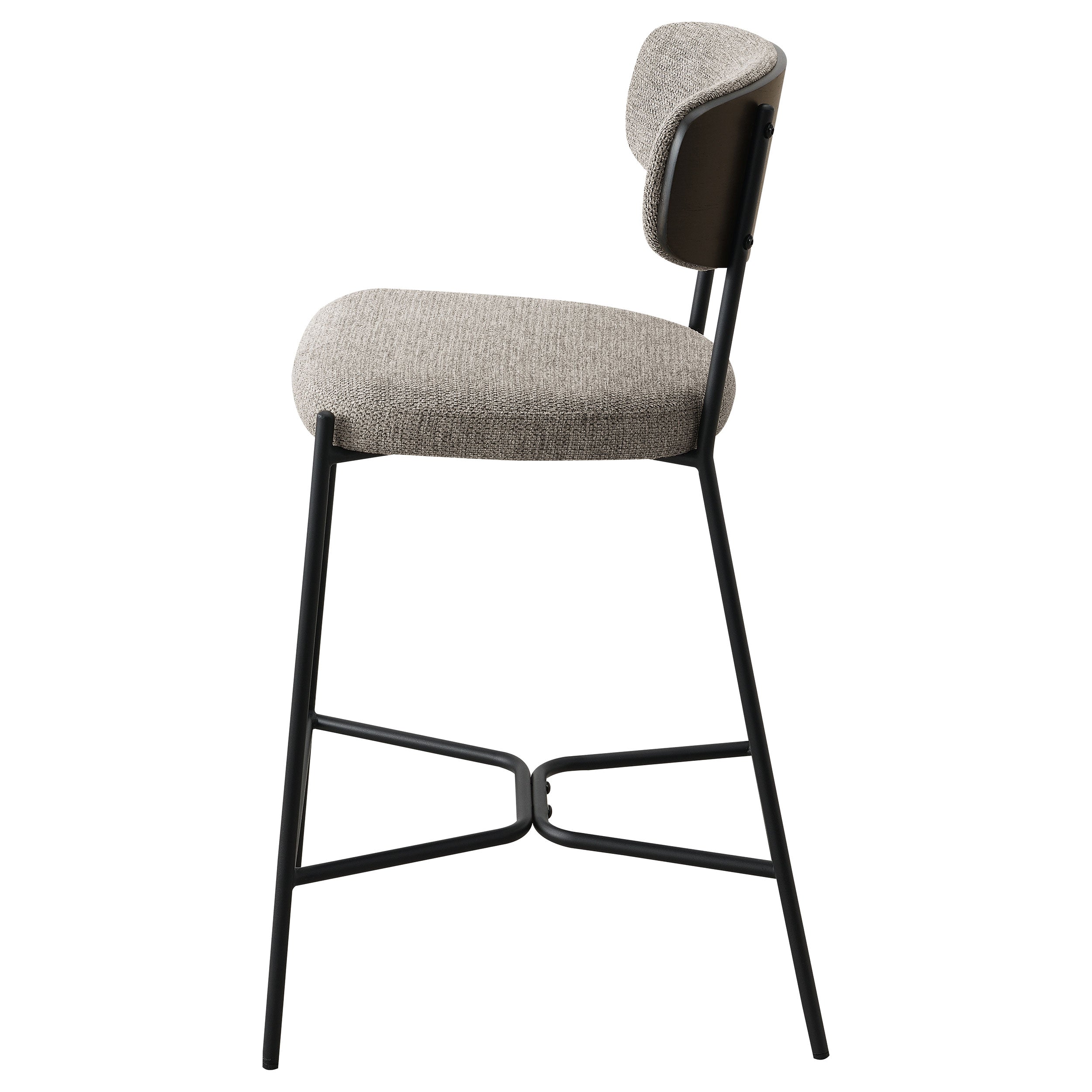 Elison Counter Height Bar Stool Light Brown (set Of 2) - MyWaynesHome #