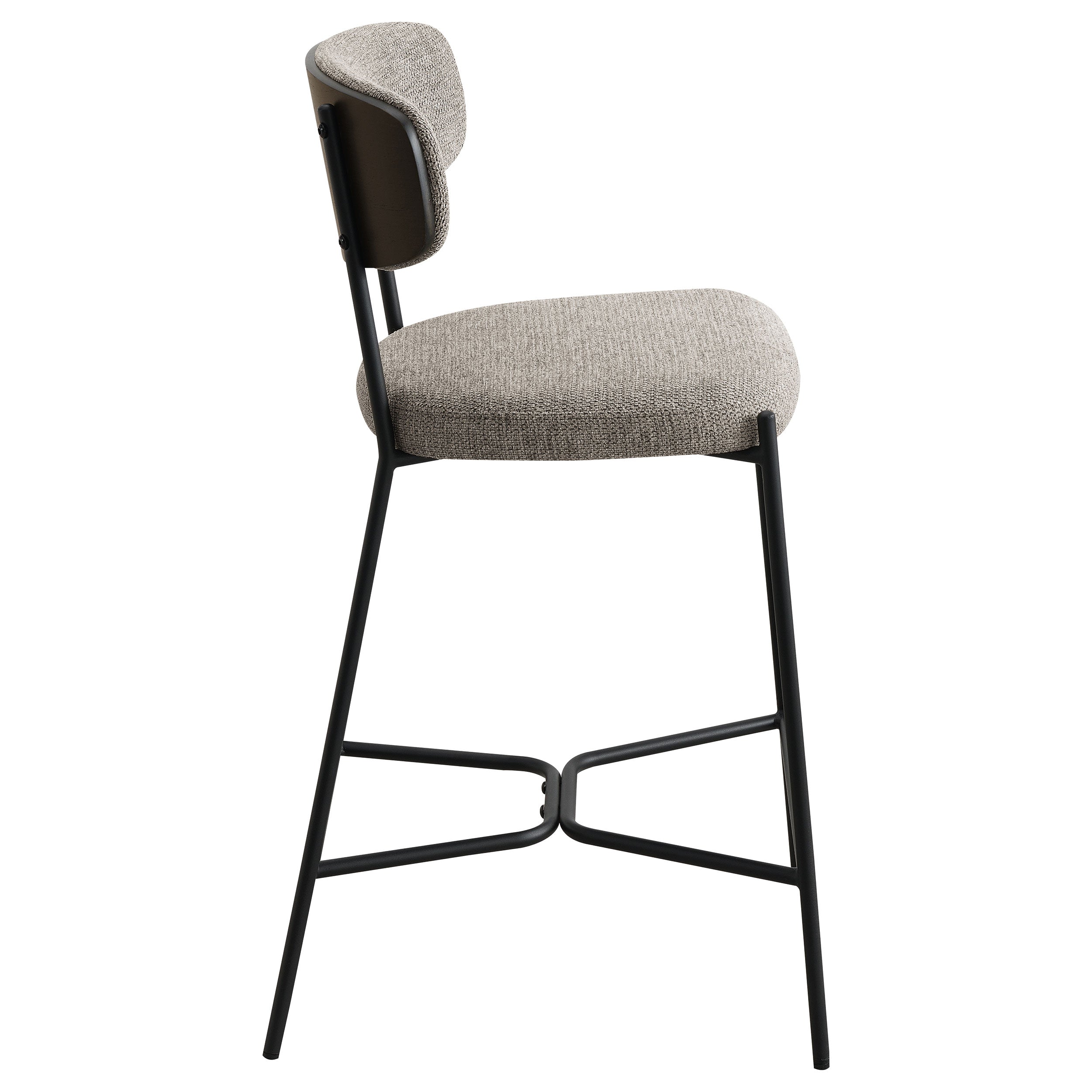 Elison Counter Height Bar Stool Light Brown (set Of 2) - MyWaynesHome #