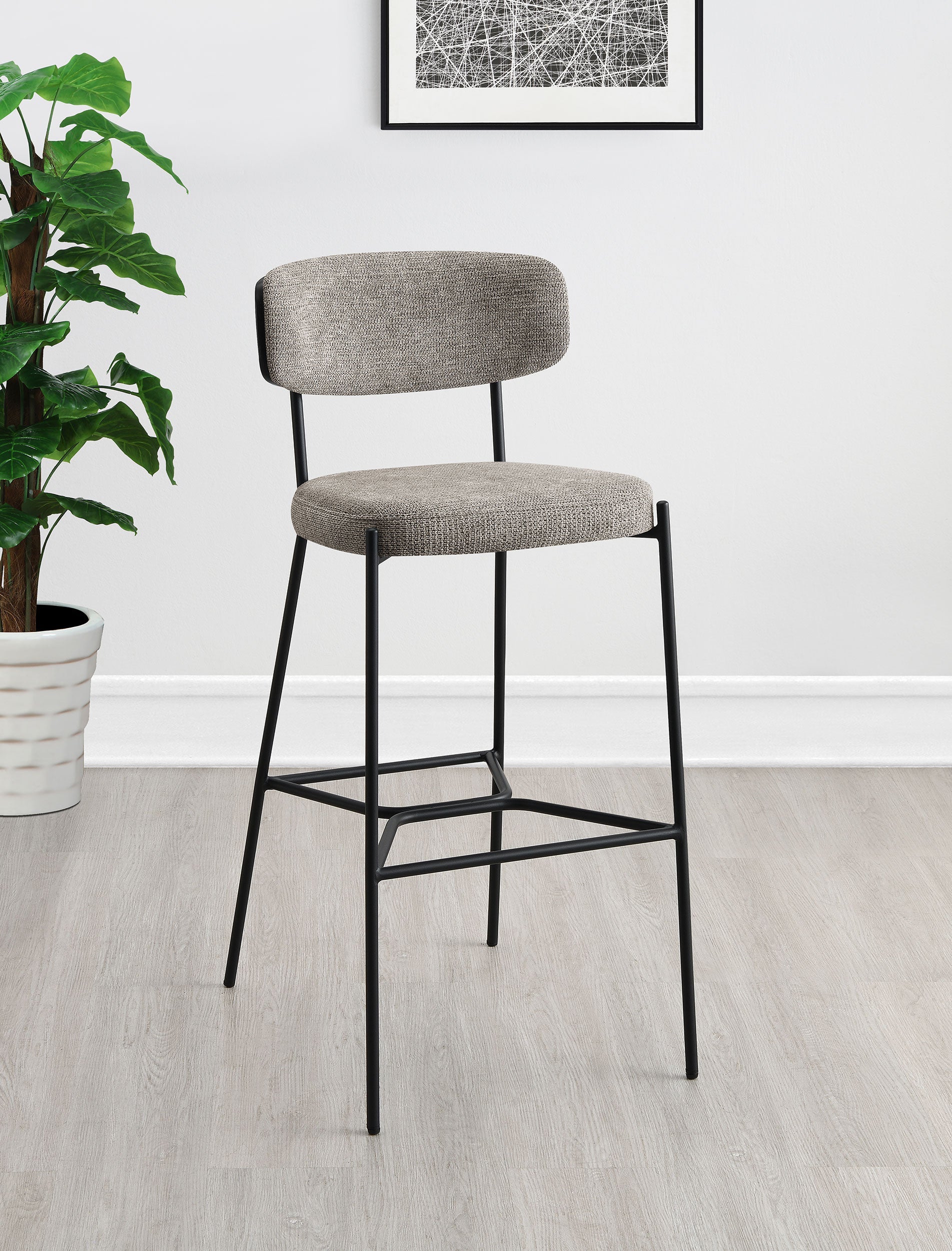 Elison Pub Height Bar Stool Light Brown (set Of 2) - MyWaynesHome #
