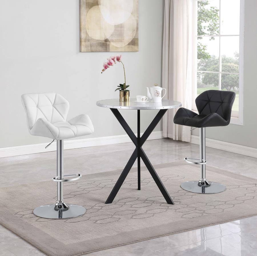 Kenzo Silver Bar Table - MyWaynesHome #