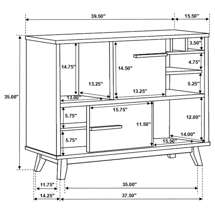 Ezekiel Brown Bar Cabinet - MyWaynesHome #