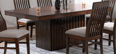 Briarwood 77-inch Extension Leaf Dining Table Mango Oak - MyWaynesHome #