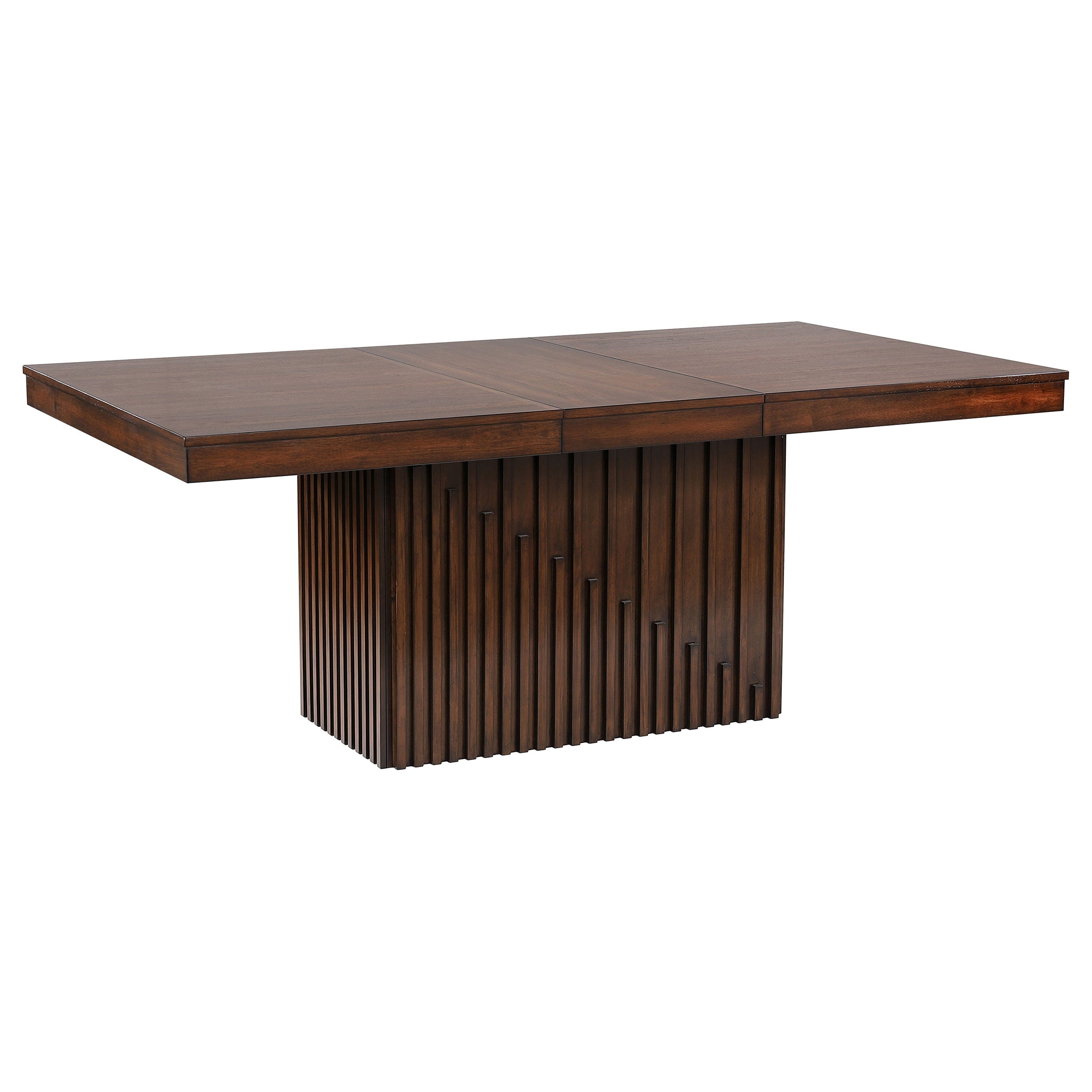 Briarwood 77-inch Extension Leaf Dining Table Mango Oak - MyWaynesHome #