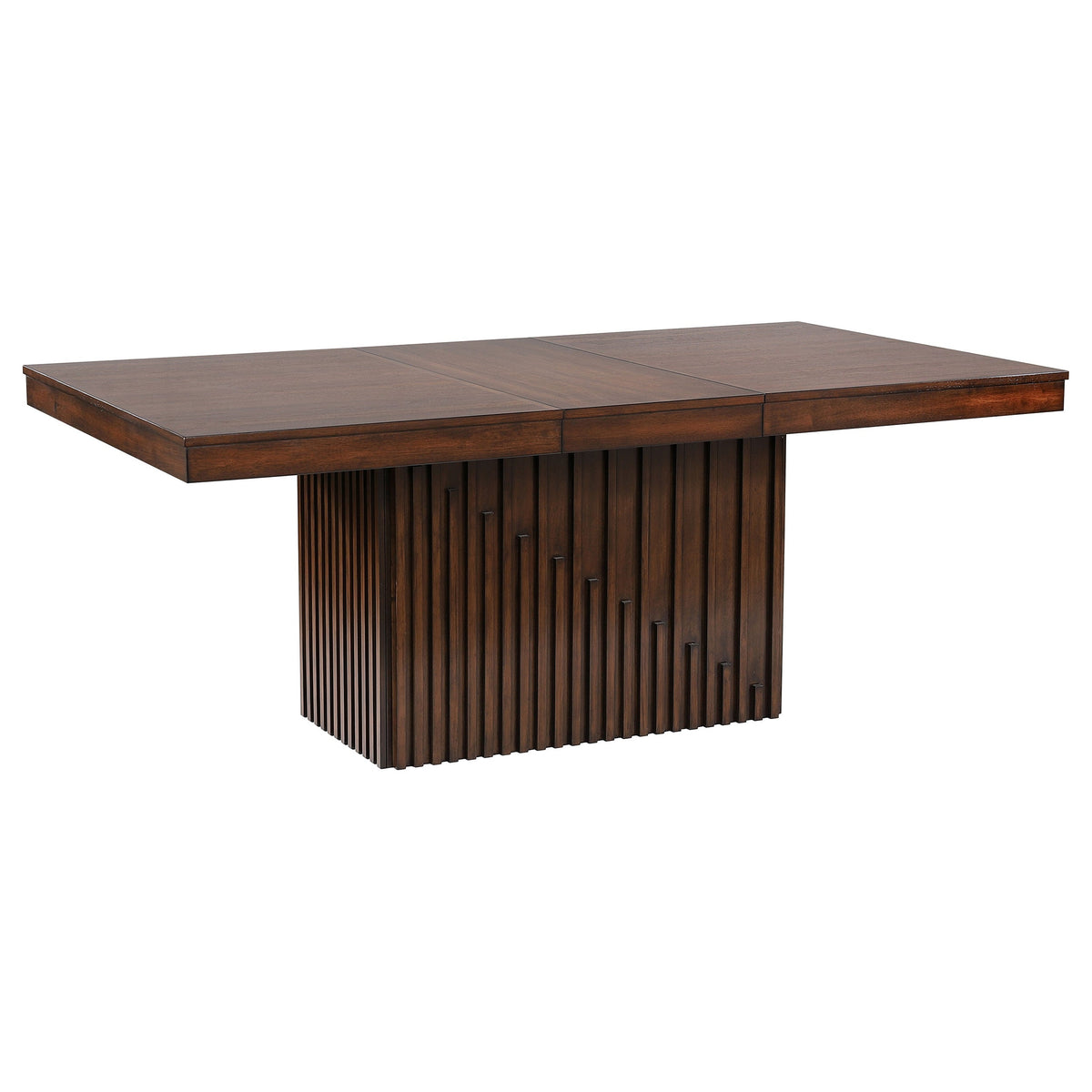 Briarwood 77-inch Extension Leaf Dining Table Mango Oak - MyWaynesHome #