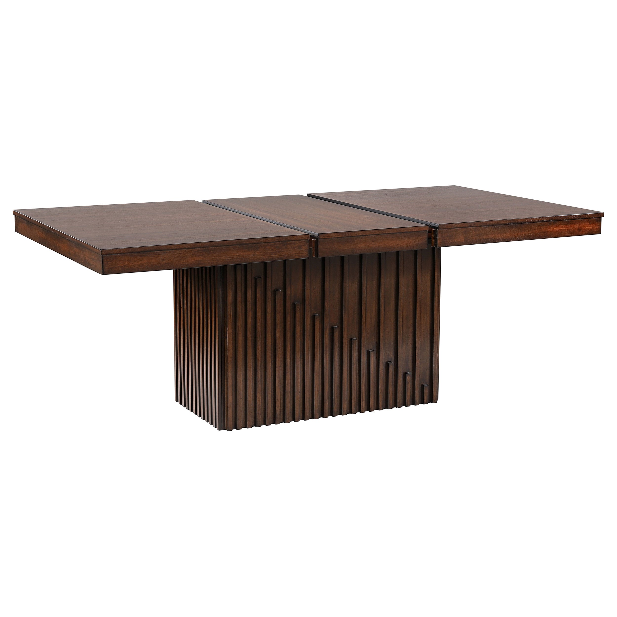 Briarwood 77-inch Extension Leaf Dining Table Mango Oak - MyWaynesHome #