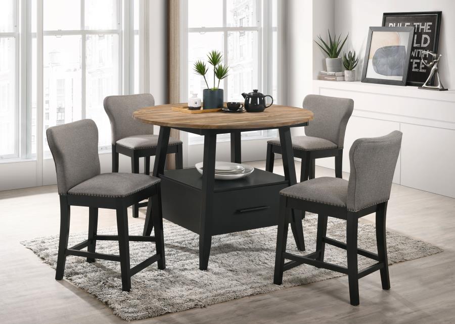 Rolando Grey Counter Stool - MyWaynesHome #