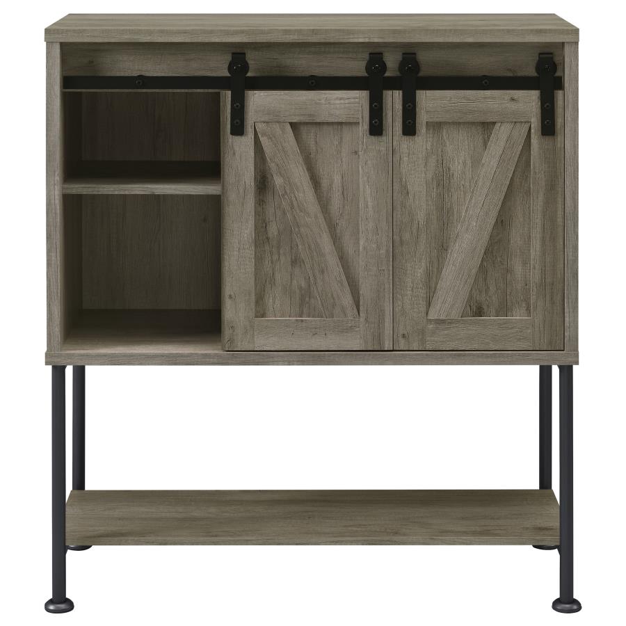 Claremont Grey Bar Cabinet - MyWaynesHome #