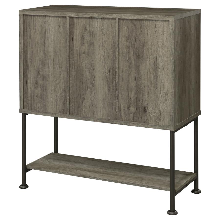 Claremont Grey Bar Cabinet - MyWaynesHome #