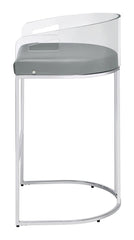 Thermosolis Silver Bar Stool - MyWaynesHome #
