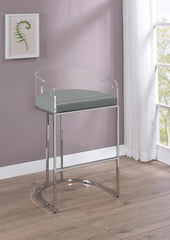 Thermosolis Silver Bar Stool - MyWaynesHome #