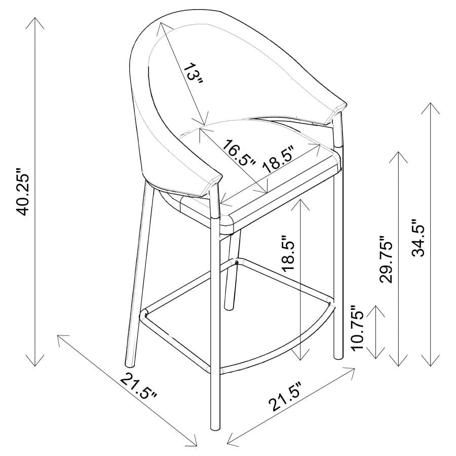 Chadwick Beige Bar Stool - MyWaynesHome #