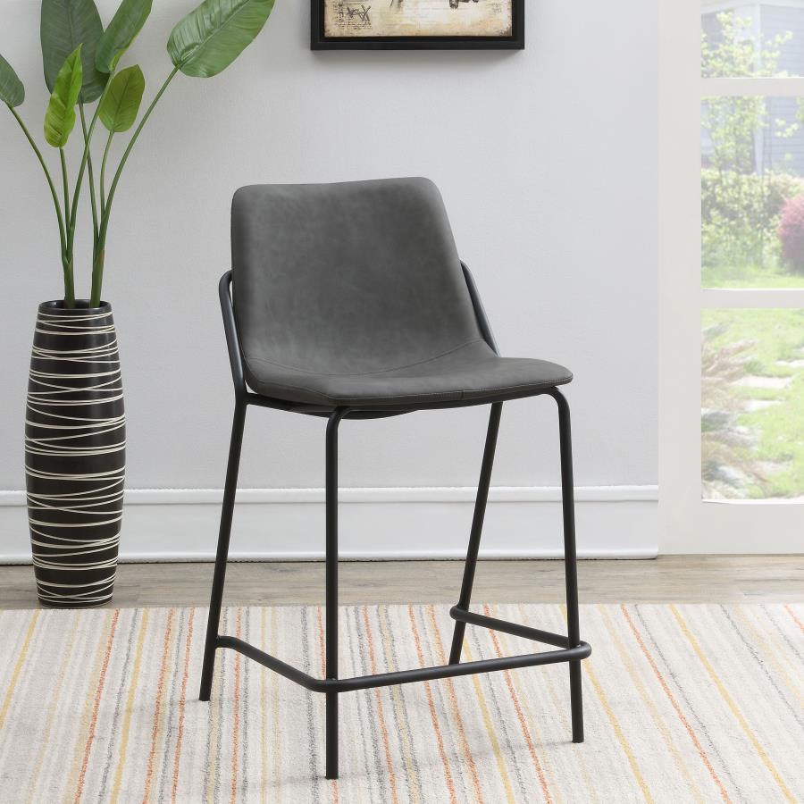 Earnest Grey Counter Stool - MyWaynesHome #