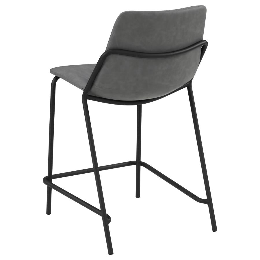 Earnest Grey Counter Stool - MyWaynesHome #