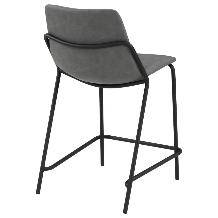 Earnest Grey Counter Stool - MyWaynesHome #