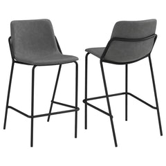 Earnest Grey Bar Stool - MyWaynesHome #