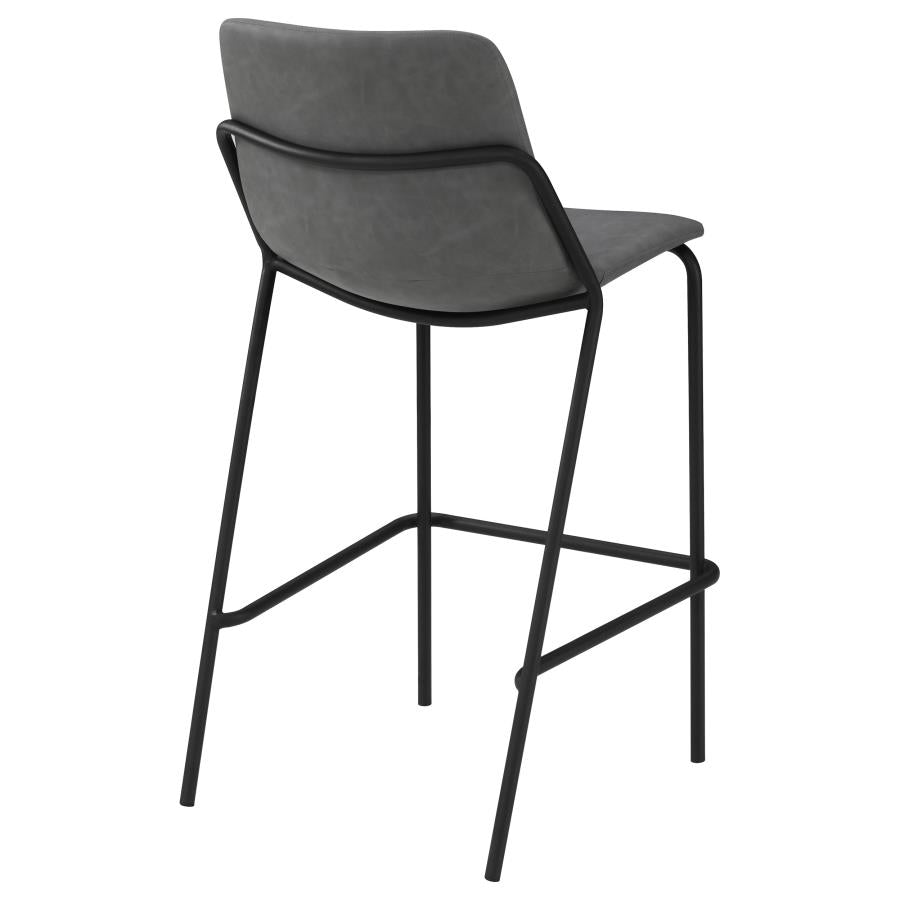 Earnest Grey Bar Stool - MyWaynesHome #