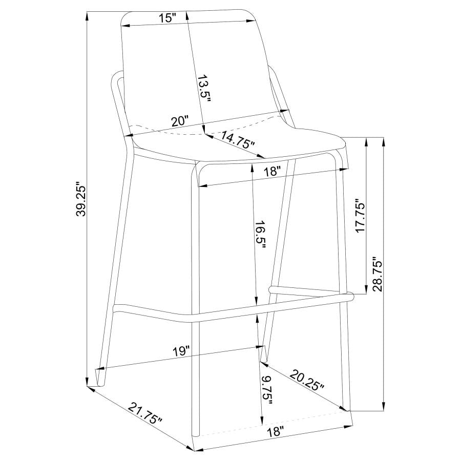 Earnest Grey Bar Stool - MyWaynesHome #