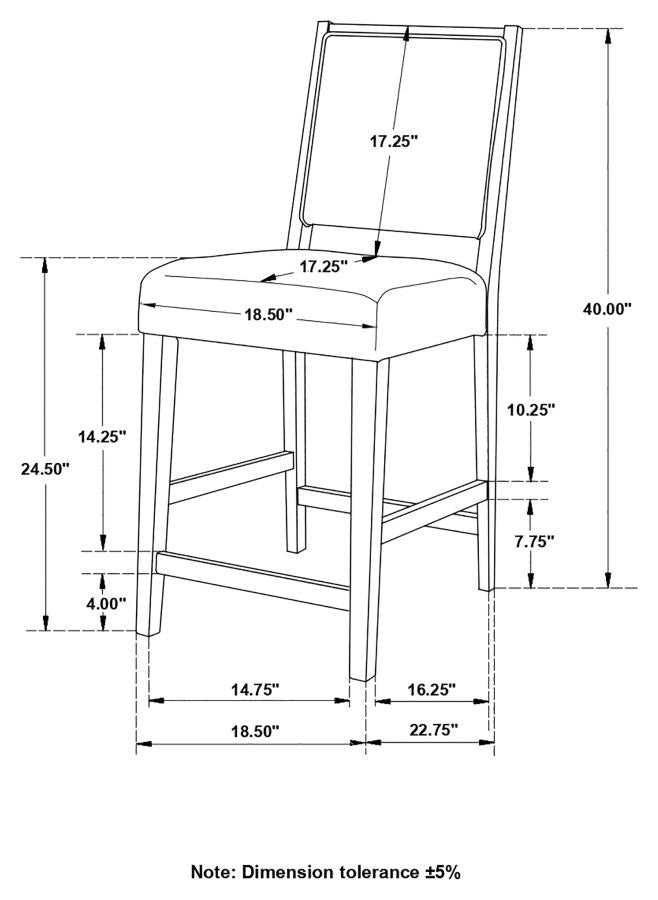 Bedford Grey Counter Stool - MyWaynesHome #