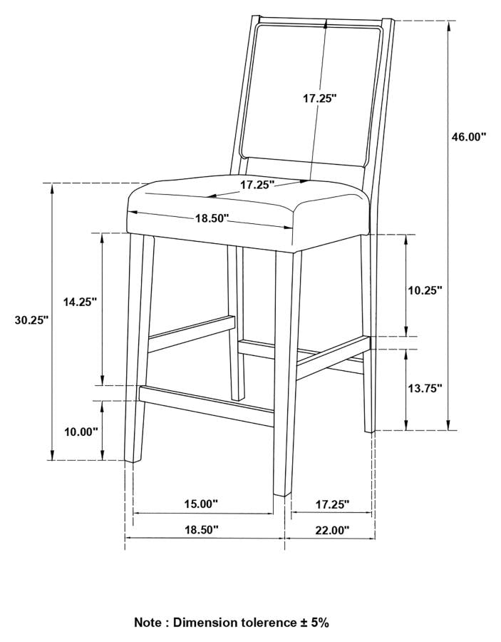Bedford Grey Bar Stool - MyWaynesHome #