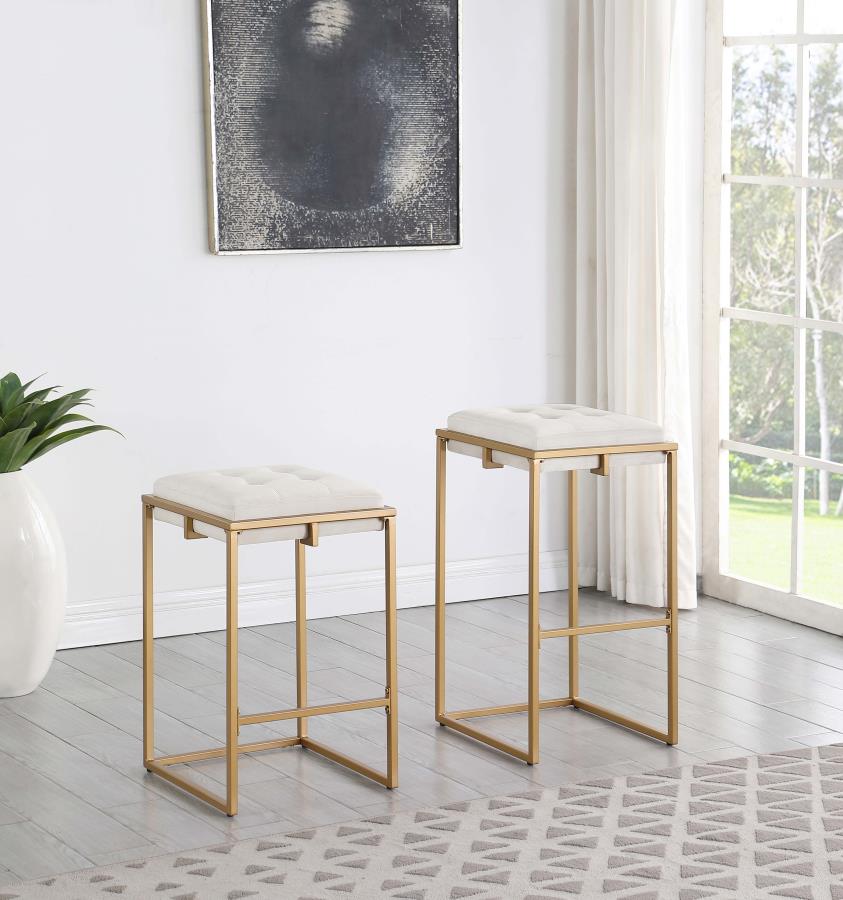 Nadia Beige Bar Stool - MyWaynesHome #