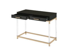 Adiel - Sofa Table - Black & Gold