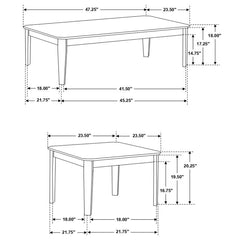 Amaro - 3 Piece Coffee And End Table Set - Dark Brown