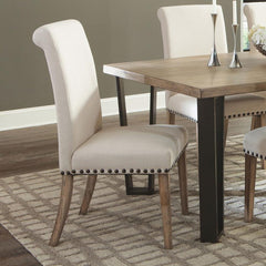Salem Beige Side Chair - MyWaynesHome #