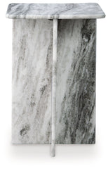 Keithwell - Square Accent Table - Gray