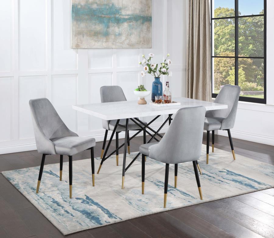 Gabrielle Grey 5 Pc Dining Set - MyWaynesHome #